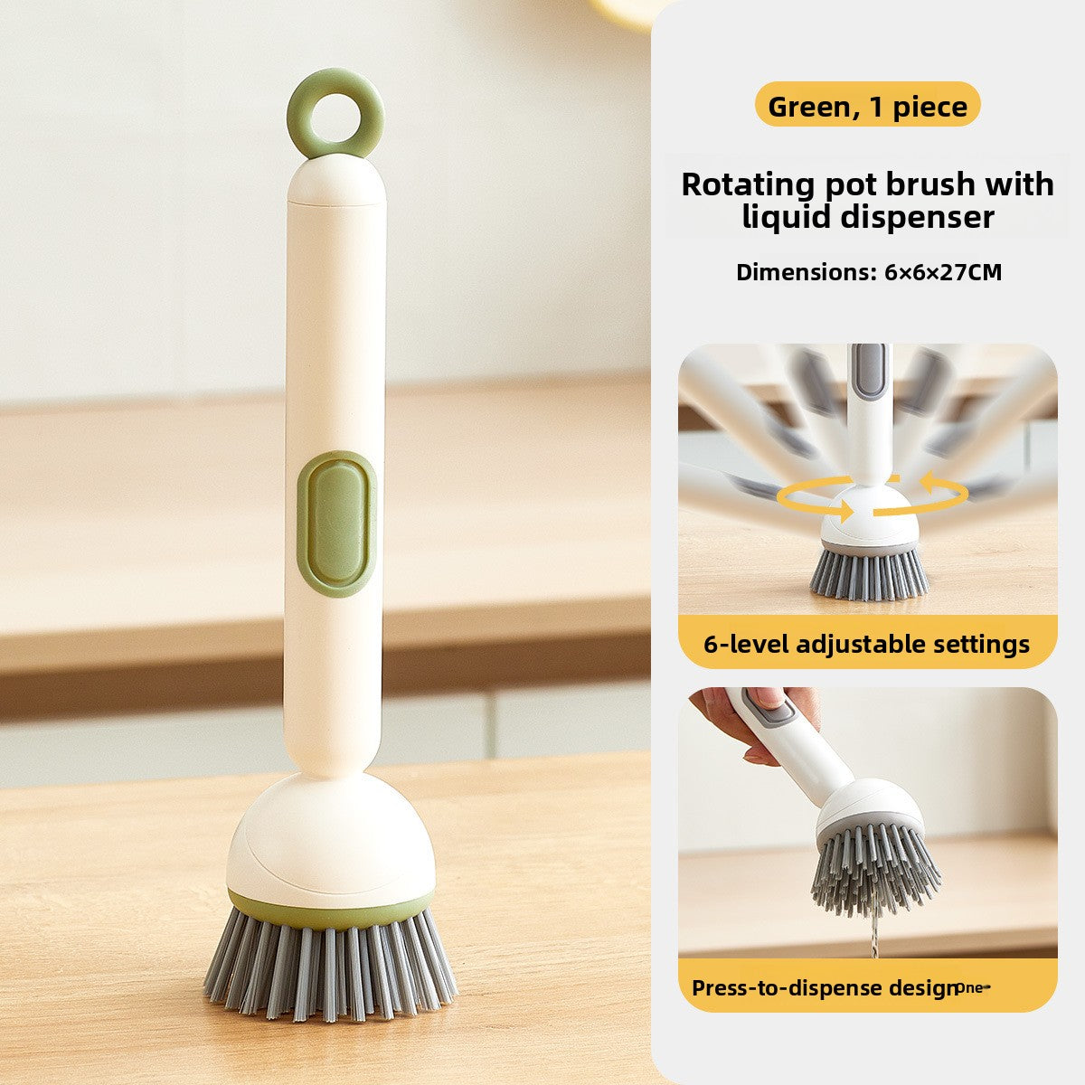Zenith SpinReach Kitchen Brush