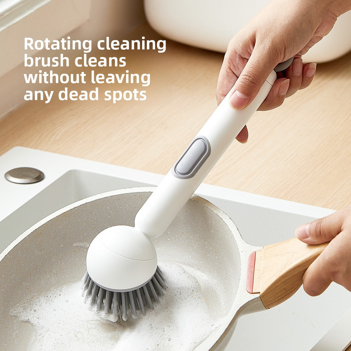 Zenith SpinReach Kitchen Brush