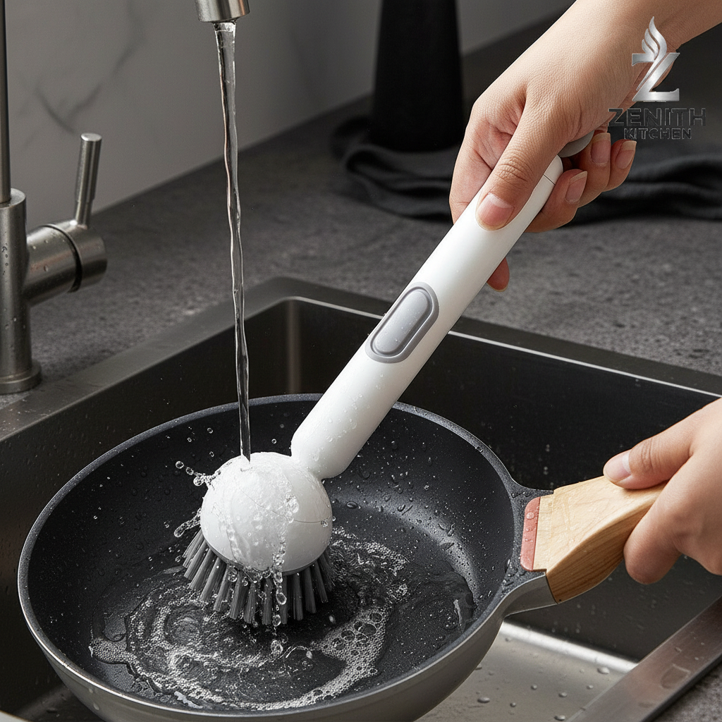 Long-Handled Cleaning Brush